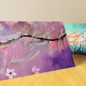Cartes de célébration du printemps et du Norouz (lot de 2)