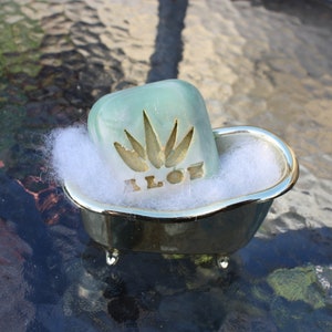 Aloe vera soap stamp