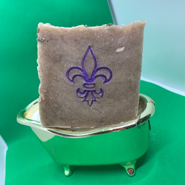 Fleur-de-Lis Soap Stamp