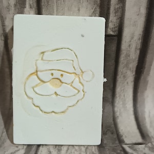 Santa claus soap stamp