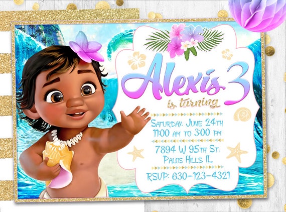 Moana Invitacion Moana Bebe Invitacion Oro Rosa Moana Etsy Moana Invitacion Moana Bebe Invitacion Oro Rosa Moana Etsy