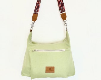 Apple Cotton Crossbody bag, Panama bag, boho bag