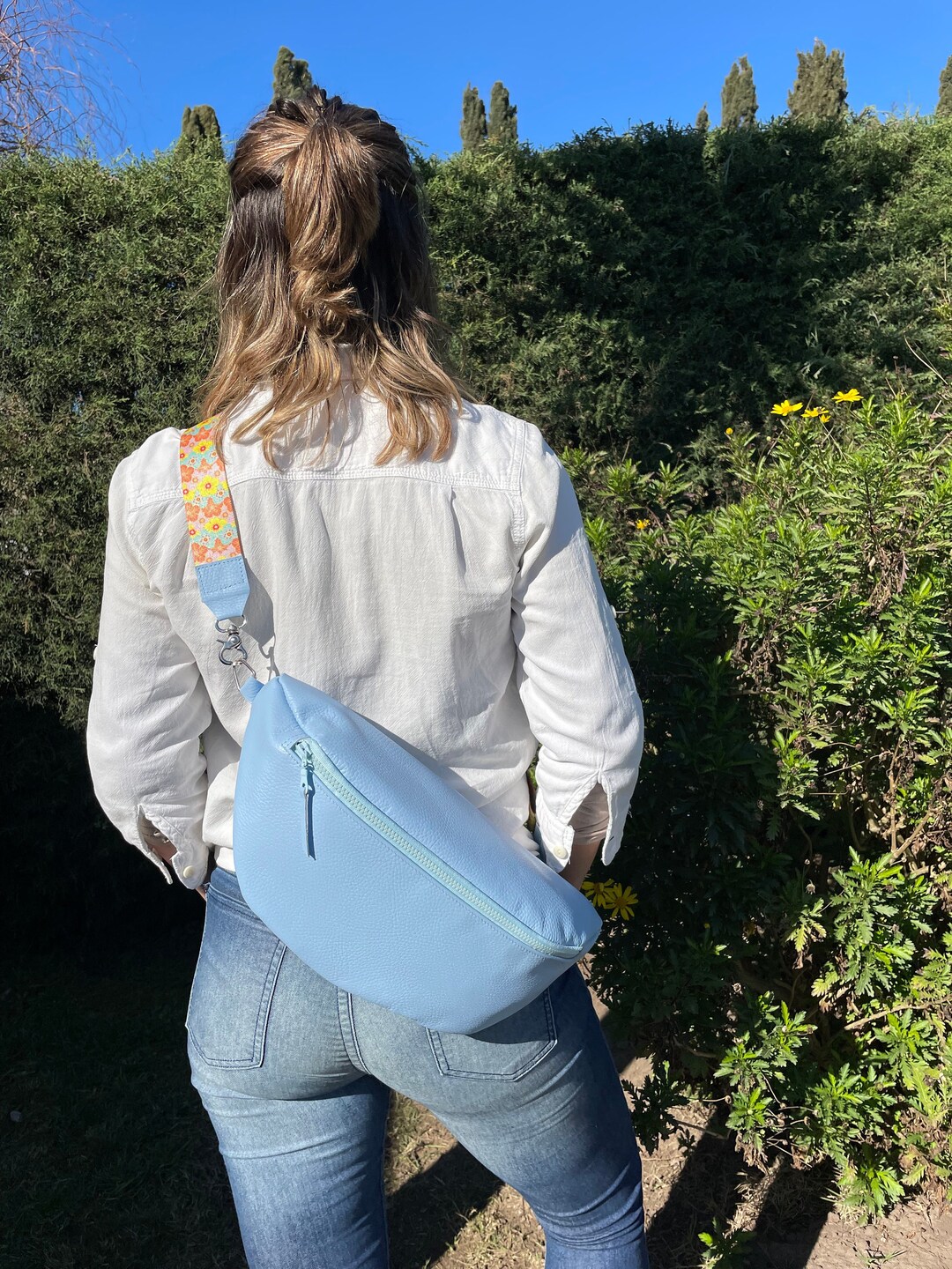 Belly Bag, Leather Crossbody Bag, Shoulder Leather Bag, Maxi Leather Bag, Leather Belt Bag