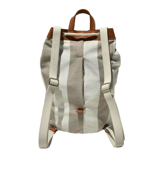 canvas beach backpack