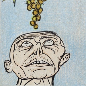 Bernard BUFFET : Tantale, Original referenced LITHOGRAPH, MOURLOT, 1968