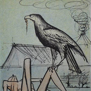 Bernard BUFFET : Prometheus, Original referenced LITHOGRAPH, MOURLOT, 1968