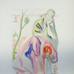 Salvador Dali Purgatoire 16 Les Colereux Bois Grave Etsy