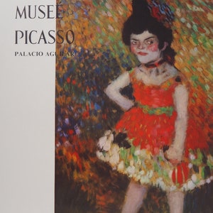 Pablo PICASSO: Il nano ballerino, poster vintage originale, 1966