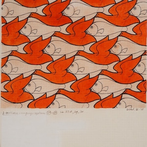 M.C. ESCHER: Lucertole intrecciate, facsimile, 2008, 450 esemplari