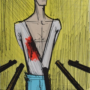 BUFFET Bernard : The Execution - original LITHOGRAPH  - Referenced - MOURLOT 1978