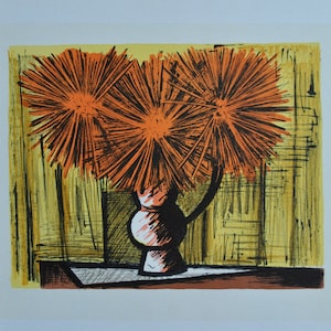 Bernard BUFFET : Flowers, 10 LITHOGRAPHS, 1967 by MOURLOT