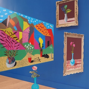 David HOCKNEY: 20 flores y algunas imágenes más grandes, cartel original, 2022