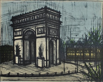 Bernard BUFFET : PARIS, 10 LITHOGRAPHS, 1967 by Mourlot