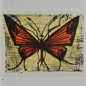 Bernard BUFFET : The Insects, 10 LITHOGRAPHS, 1967 by MOURLOT