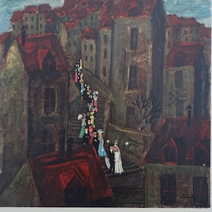 PEYNET Raymond, The Wedding, Humorous signed and dated ETCHING, 1943