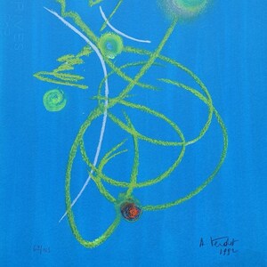 André VERDET :  Paradise - Original pencil signed and numbered LITHOGRAPH, 125 copies + COA