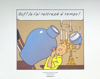 HERGE (after) - TINTIN : The secret of the licorn - 3 lithographs ex libris #2010