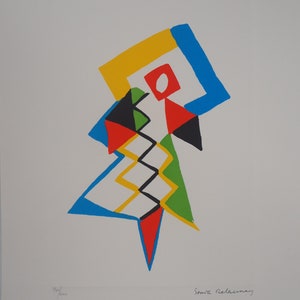 Sonia DELAUNAY :  Jazz, Original signed and numbered LITHOGRAPH, 600 copies
