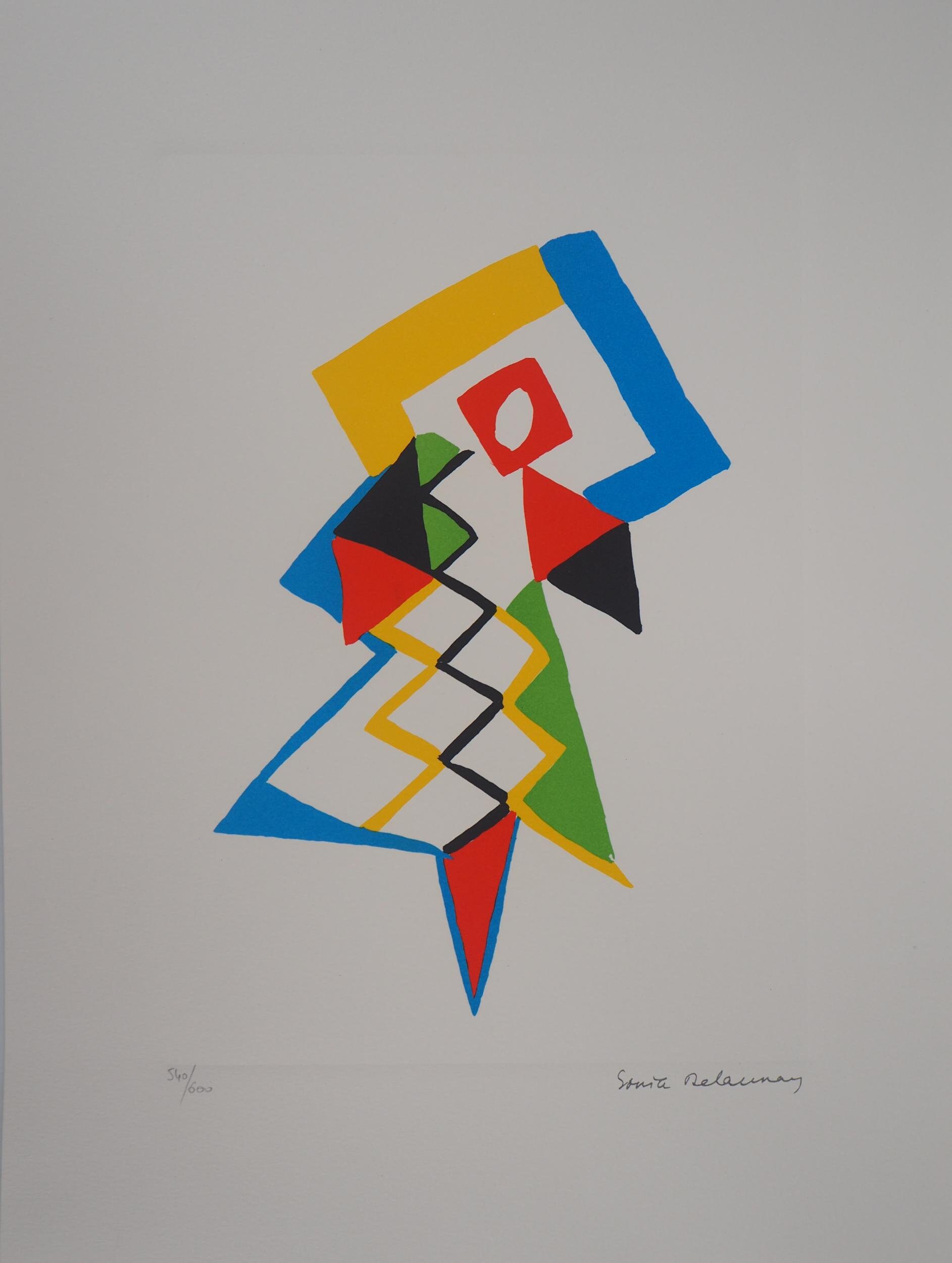 Sonia DELAUNAY :  Jazz, Original signed and numbered LITHOGRAPH, 600 copies
