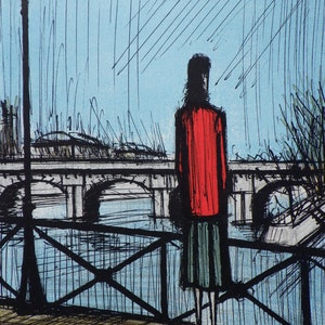 Bernard Buffet - the Road- Original Lithograph Vintage