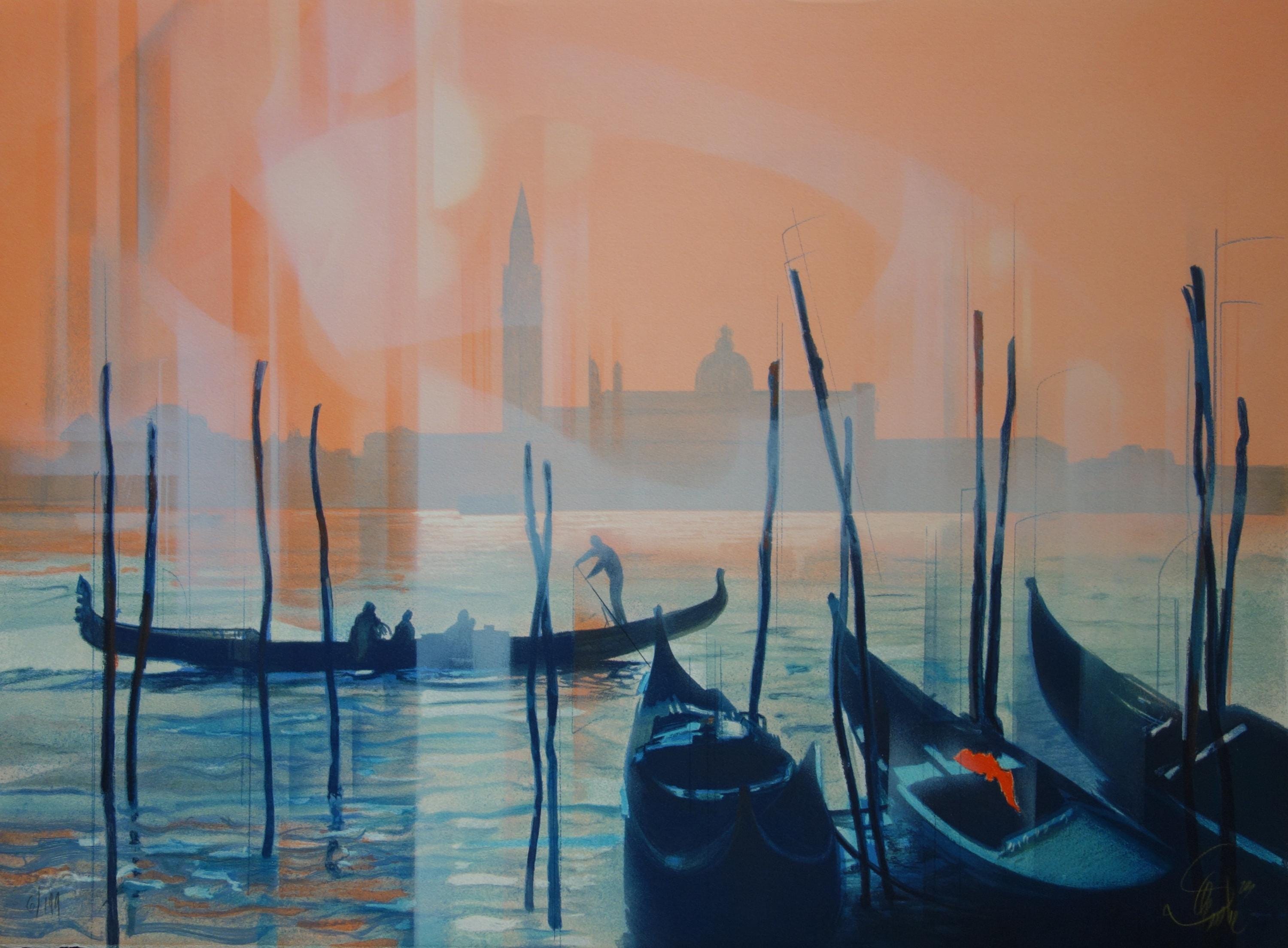 Venice lithograph - Etsy 日本