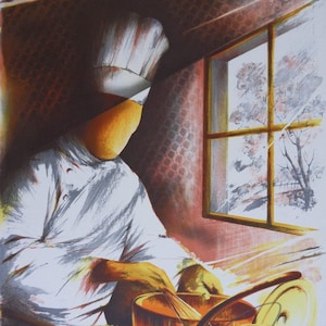 POULET Raymond : the forgotten jobs - 8 original signed and numbered LITHOGRAPH, 450ex