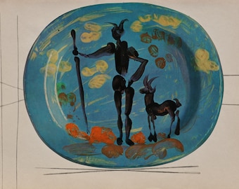 ピカソの「マドゥーラ」（1881-1973）を模した陶器の花瓶 - Etsy 日本