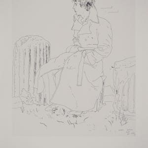 David HOCKNEY: Retrato de Grégory, heliograbado, 1992