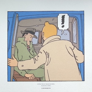 HERGÉ : TINTIN - The seven crystal bowls, 3 lithographs ex libris, 2010