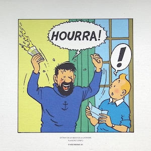 HERGÉ : TINTIN - Jewelry of Ms Castafiore, 3 lithographs ex libris, 2011
