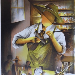 POULET Raymond : the forgotten jobs - 5 original signed and numbered LITHOGRAPH, 450ex