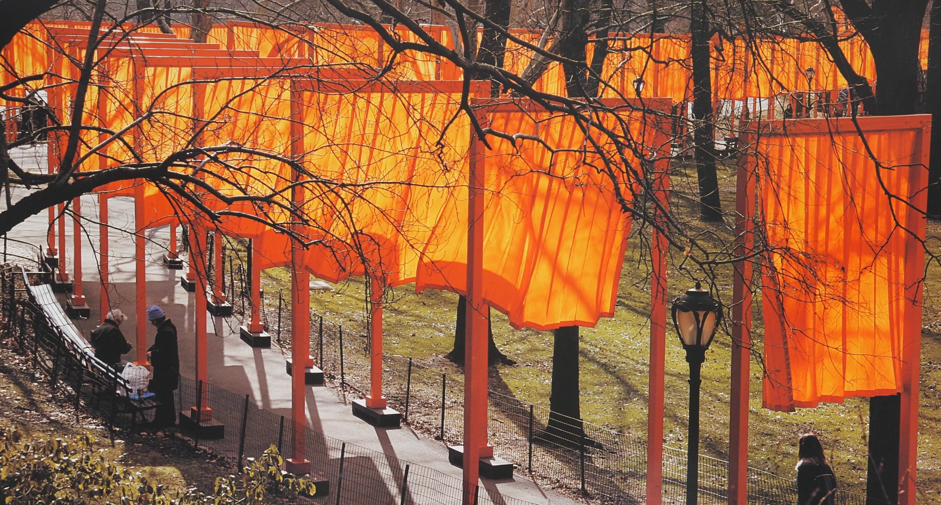 CHRISTO and Jeanne-claude: Gates and Orange Curtains, Central Park