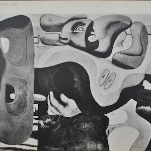 LE CORBUSIER - Two women by the sea - Signed engraving, 1938