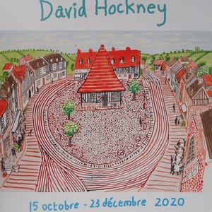 David HOCKNEY: My Normandy, Originalplakat, 2020
