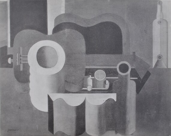 LE CORBUSIER - Still Life With Guitar - Signed Engraving
