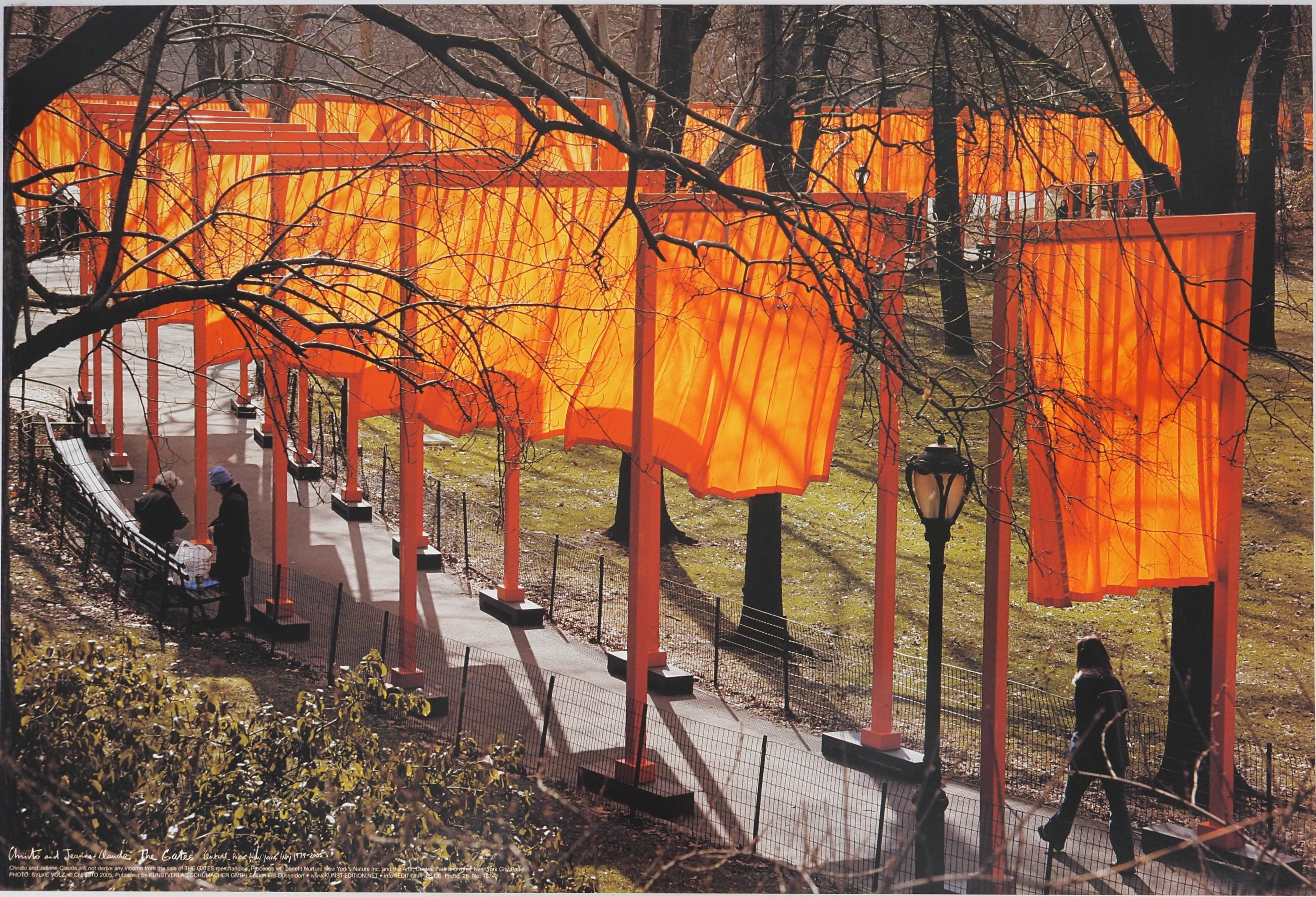 CHRISTO and Jeanne-claude: Gates and Orange Curtains, Central Park