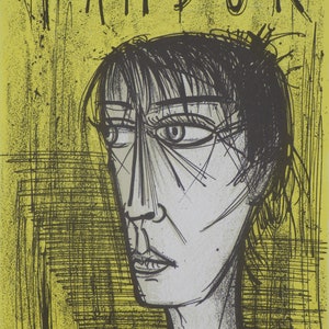 BUFFET Bernard : Fantomas - Fandor - original LITHOGRAPH  - Referenced - MOURLOT 1967