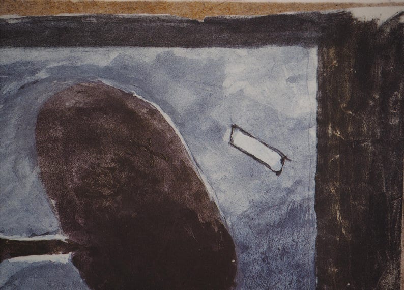 Phototypes Tableau Georges BRAQUE - Bird in Flight - Phototype Print - 1962 - Cahiers D ...