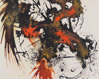 Salvador DALI: Apocalipsis, Litografía original firmada, 1967