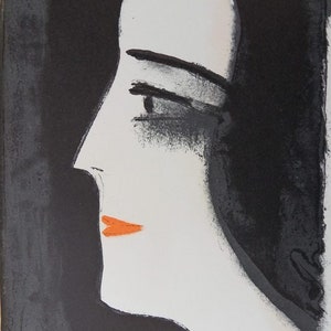André BRASILIER  : Moira - 9 original LITHOGRAPHS, 1972 by Mourlot
