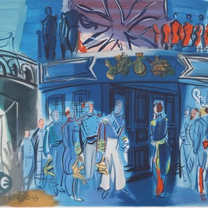 Raoul DUFY - Reception of an Admiral - Signed Lithograph - Mourlot - 1969