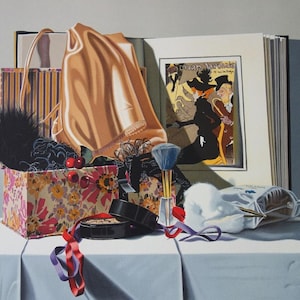 Nadine LE PRINCE - Dancer’s Dressing Room - Signed Original Lithograph - Feminine Art & Elegance