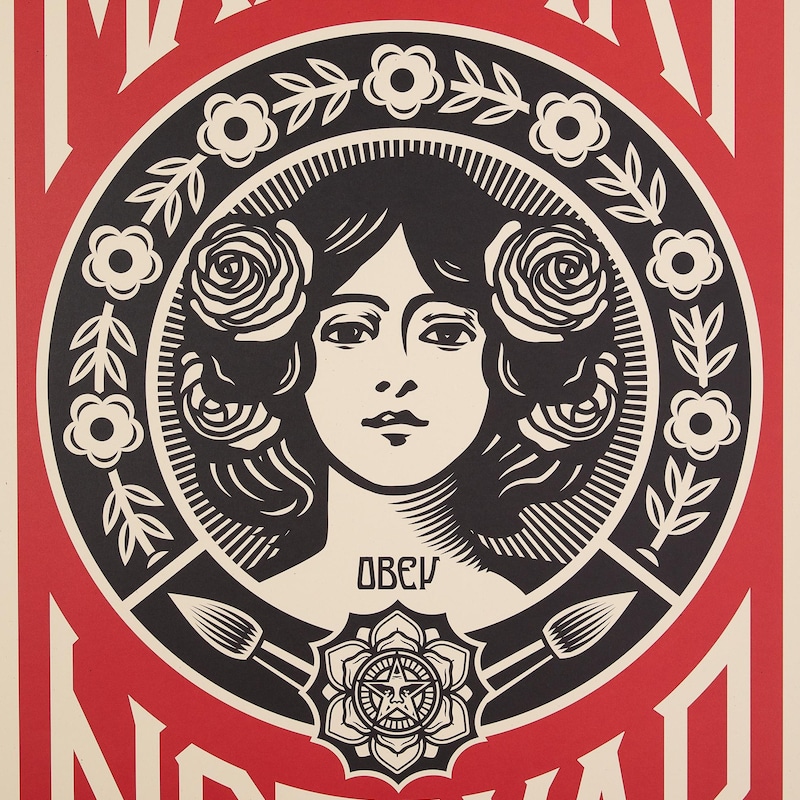 Shepard Fairey Screen Print - Etsy