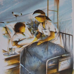 POULET Raymond : the forgotten jobs - 8 original signed and numbered LITHOGRAPH  #450ex