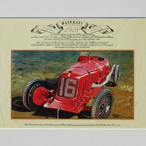 Edouard KUHN -  PANHARD 1889 - Signed and numbered LITHOGRAPH (1972), 250 copies, 1972