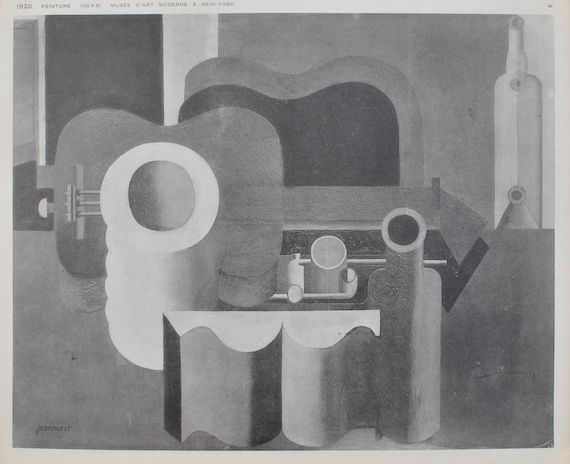 LE CORBUSIER - Still Life With Guitar - Signed Engraving