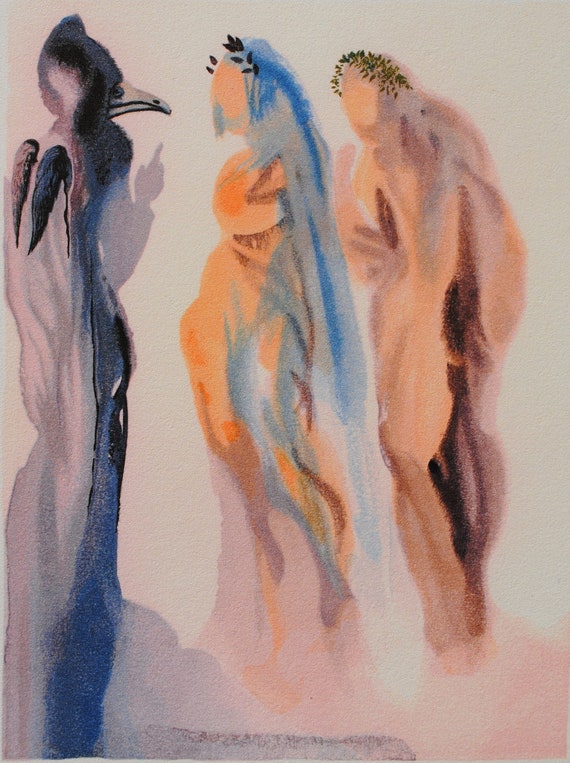 SALVADOR DALI : Paradise 9 The Heaven of Venus Original - Etsy Nederland