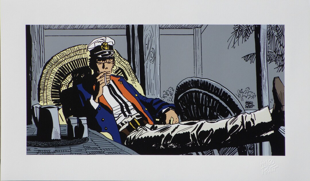 Hugo Pratt & Pixi-Certificat 11/500- Corto Maltese, les regardeurs d