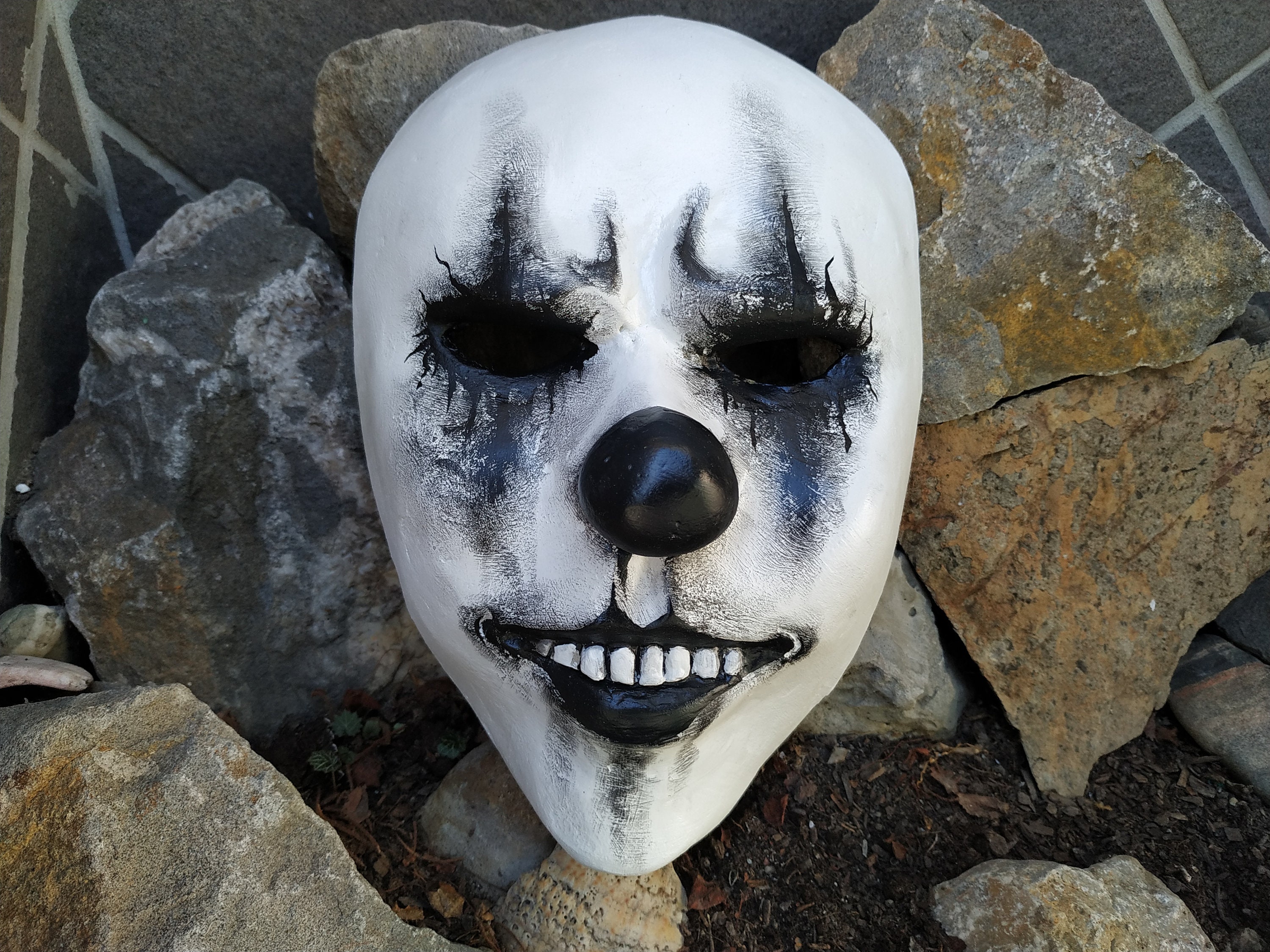 1pc Halloween Horror Party Scary Face Skeleton Mask, Prank Screaming Full  Head Mask