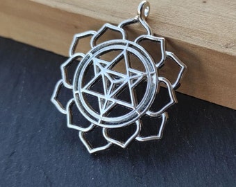 LOT DIY 3/5/10 Pcs Merkaba Flower Charms, alchemic symbol Pendant Jewelry Supply For DIY Necklace Making, Sacred Geometry Crafting Sets